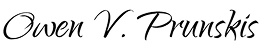 Owen V. Prunskis signature